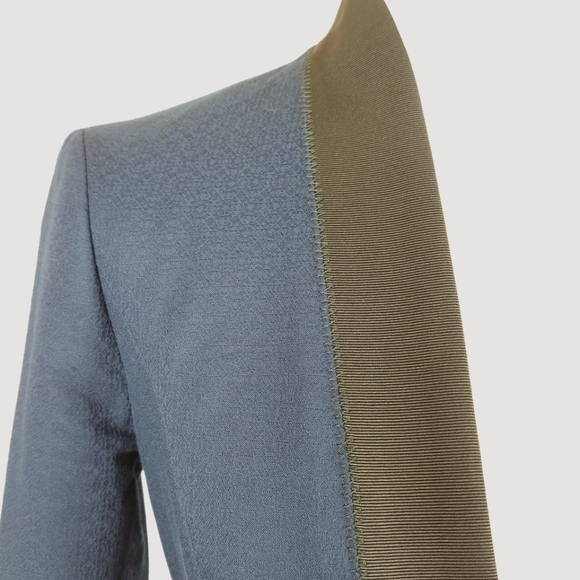 Banana Republic Navy Blazer with Black Lapel - Picture 3 of 5